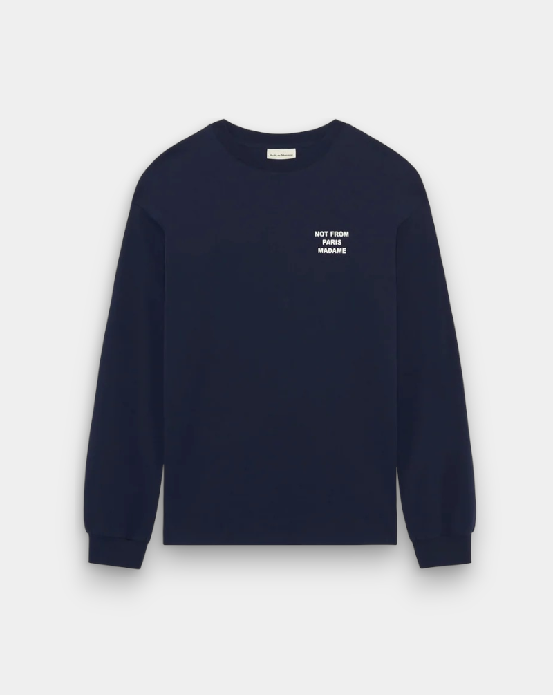 Camiseta Drole de Monsieur Le Manches Longues Slogan TS286 CO002 NY DROLE DE MONSIEUR