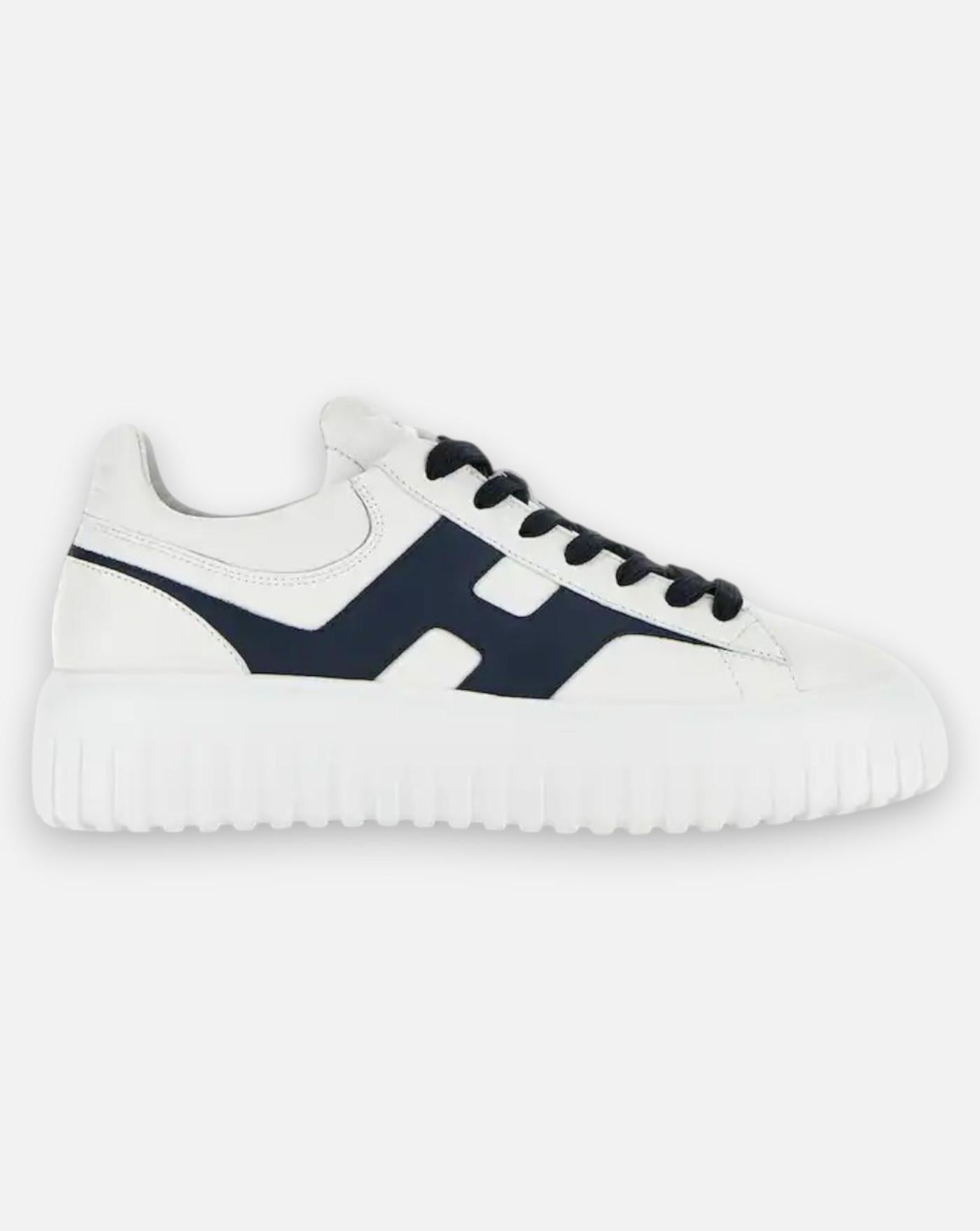 Sneakers Hogan H-Stripes<BR/> HXM6450FE91QZB11G1 B001+U828(BLUTUAREG) HOGAN