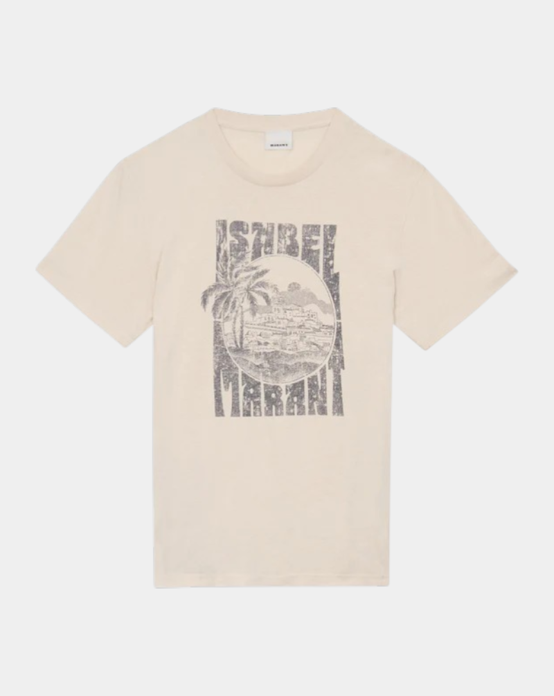 Camiseta Isabel Marant Honore TS0052HB C3N09H 23EC ISABEL MARANT