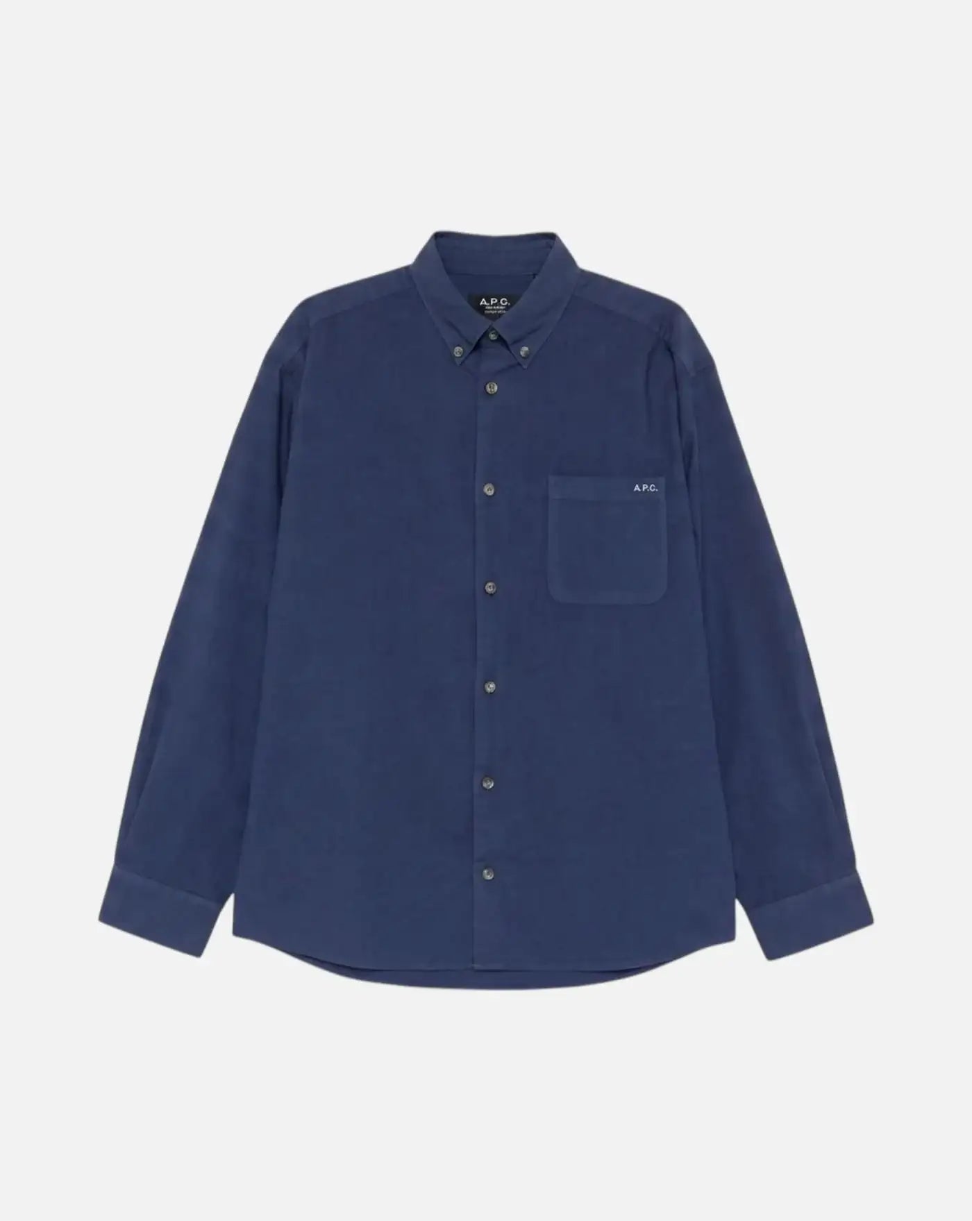 Camisa A.P.C. "chemise mateo logo" COHOEH12599 IAJ - MARINE A.P.C.