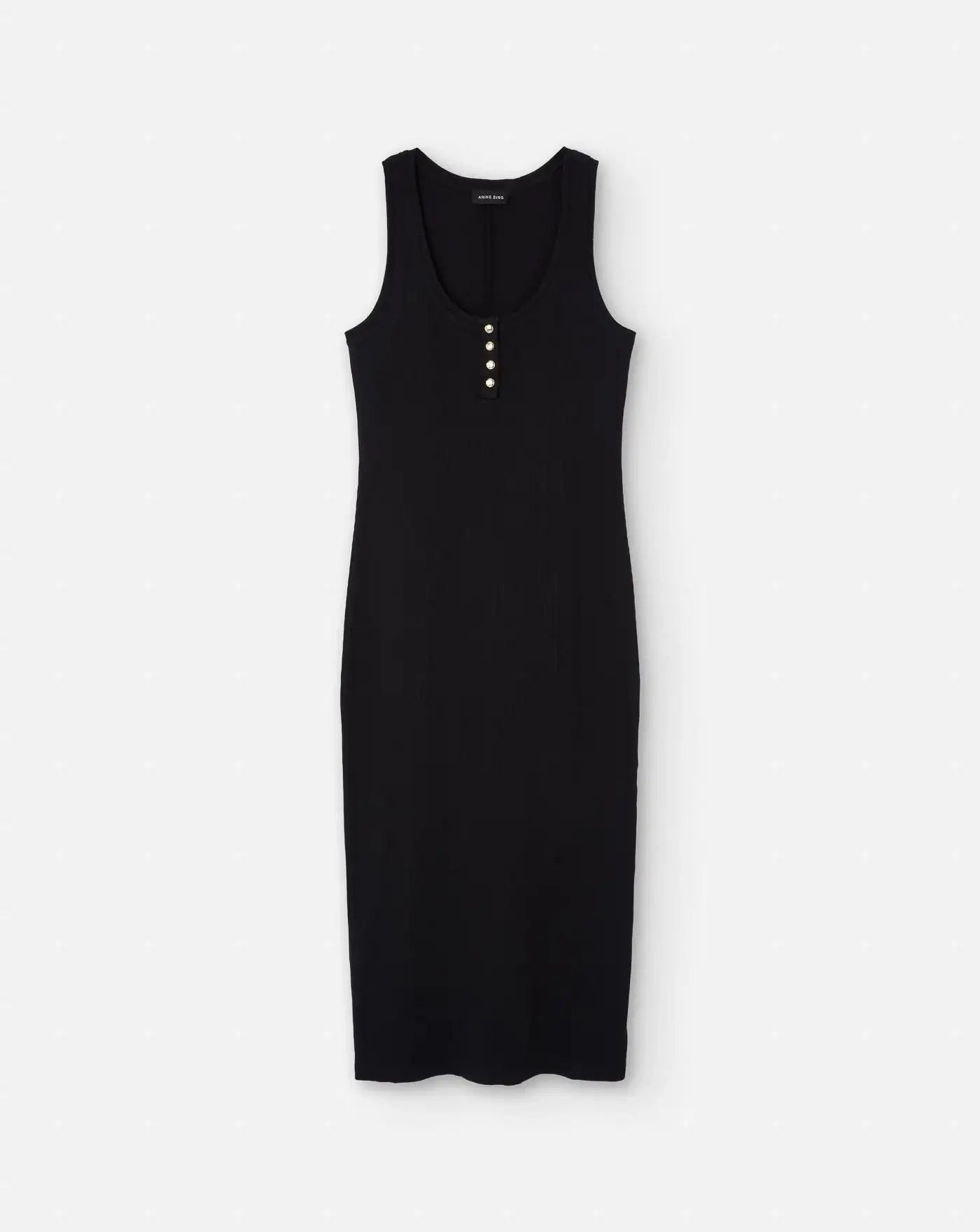 alessia tank midi dress-black A0210924BLK26 BLACK ANINE BING