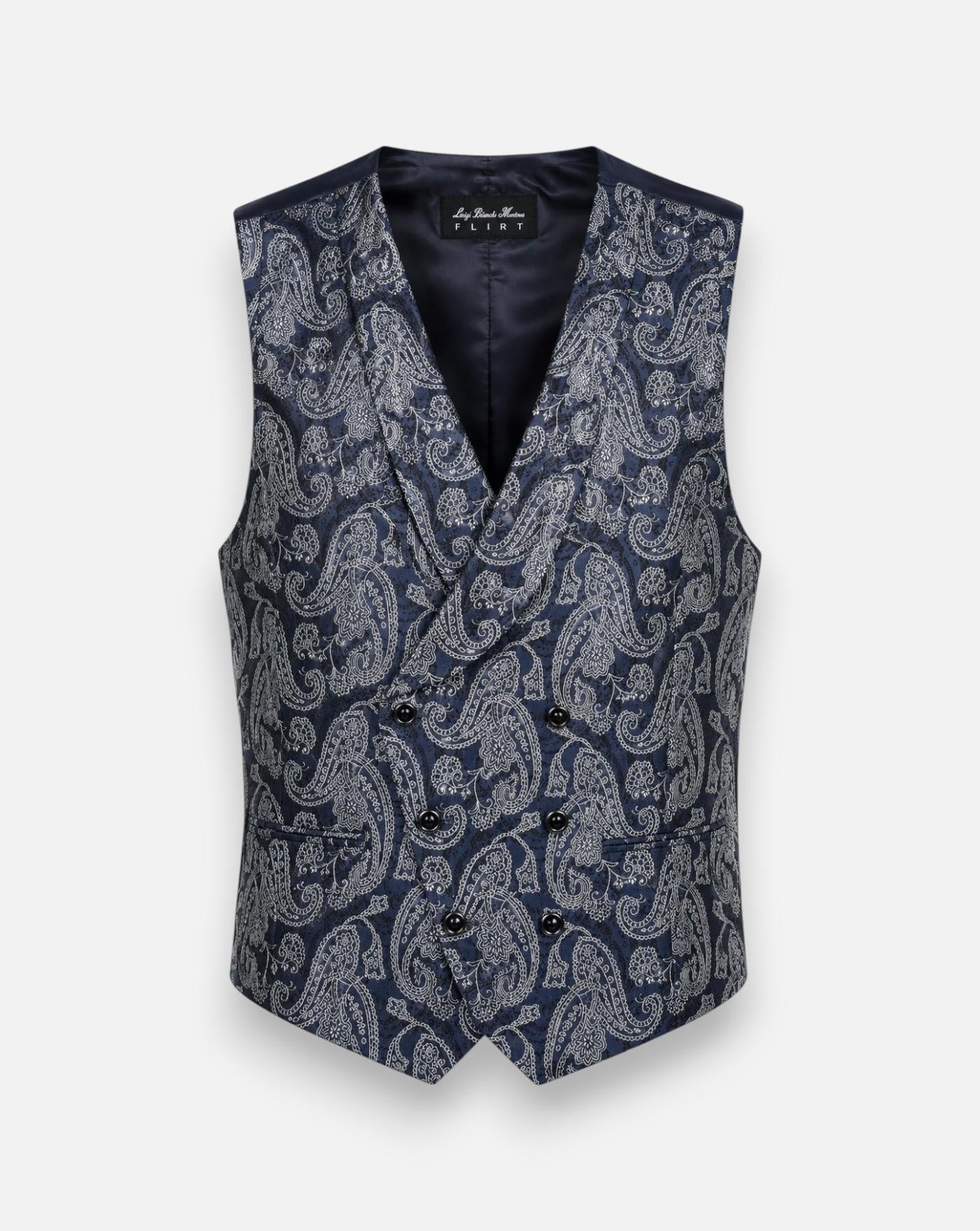 Chaleco Lubiam Estampado 1374 TESS 1634/1 89 LUIGI BIANCHI MANTOVA
