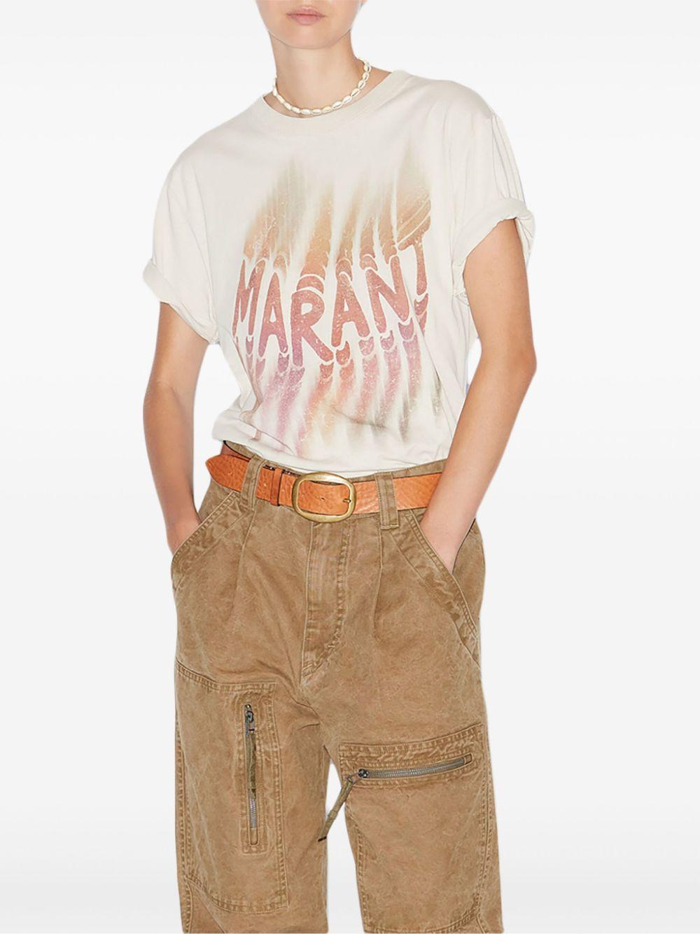 Camiseta Isabel Marant Zoeline TS0147FAC1N07E 23EC ISABEL MARANT