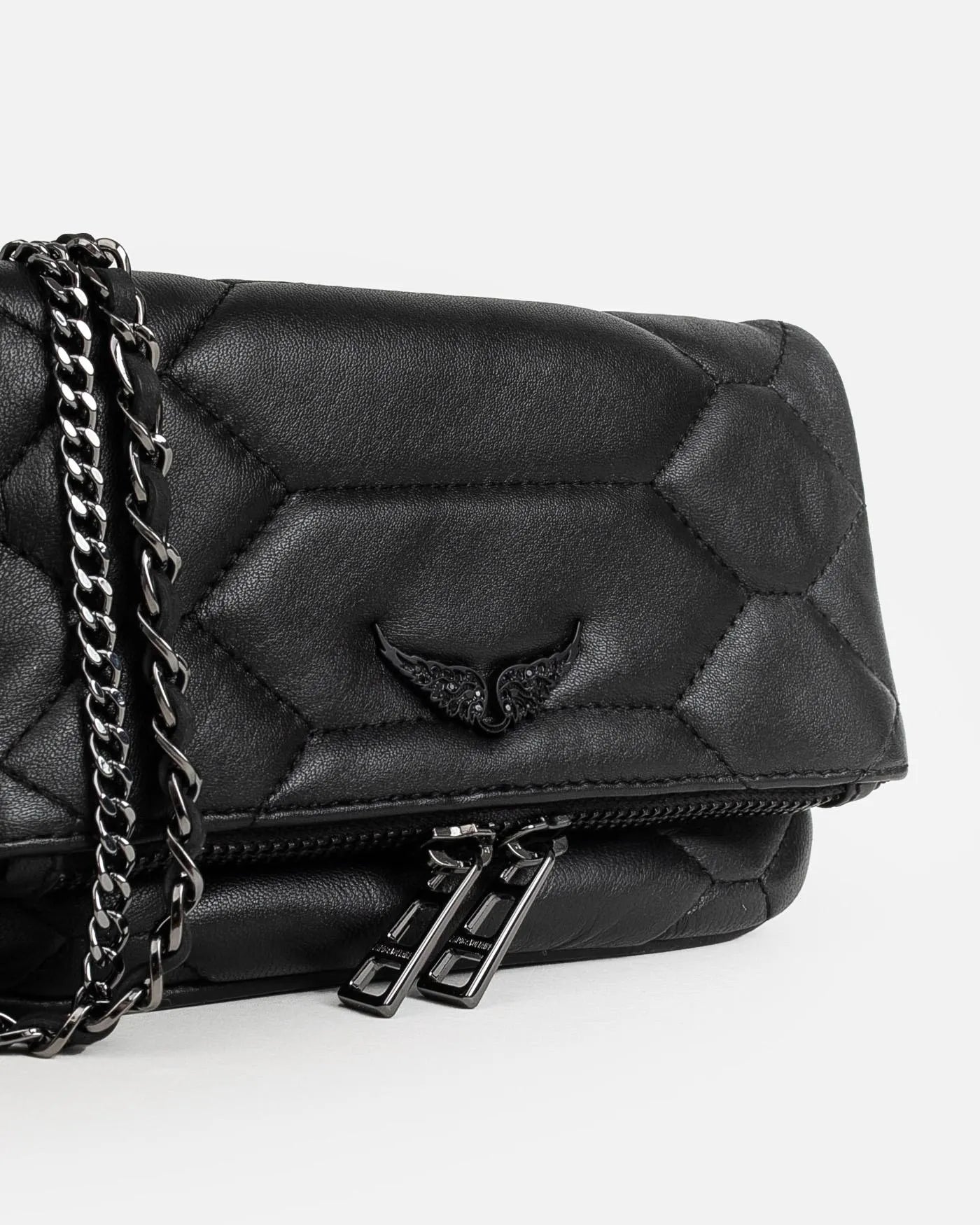 Bolso Zadig & Voltaire Rock Nano XL Mat Scale LWBA00052 NOIR 001 ZADIG & VOLTAIRE