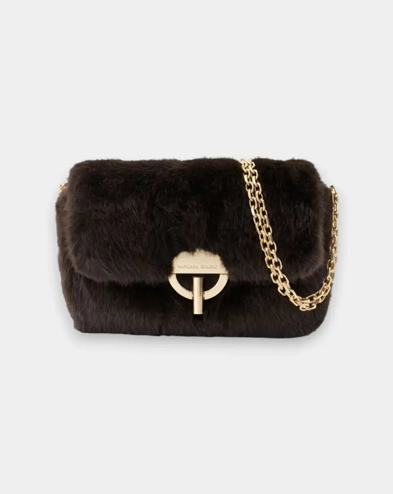 Bolso Vanessa Bruno Moon Moyen Handbag 5HVE30 V40533CHOCOLATE VANESSA BRUNO