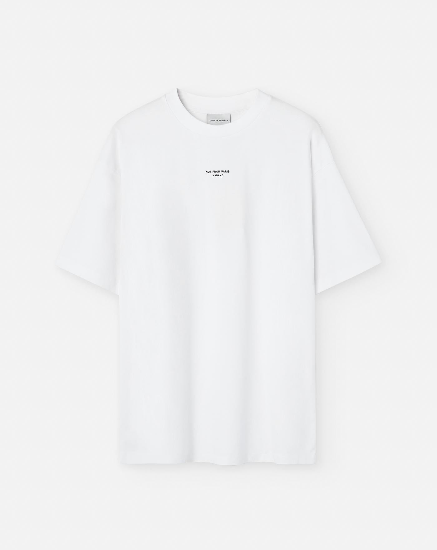 Camiseta Drole de Monsieur Le T-Shirt Slogan Classique TS202 CO002 OPW DROLE DE MONSIEUR