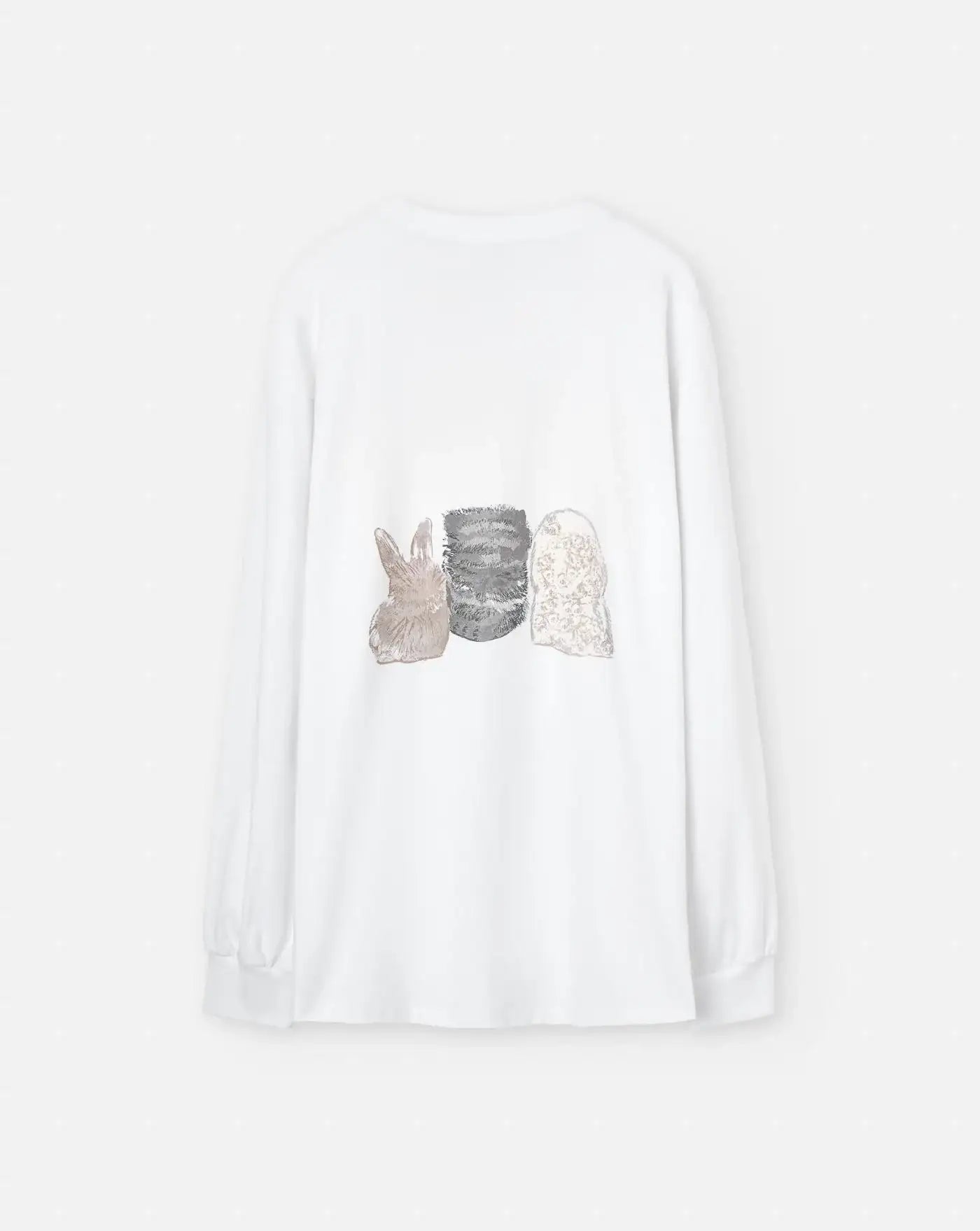 Camiseta Ganni Animals T4275 151 GANNI