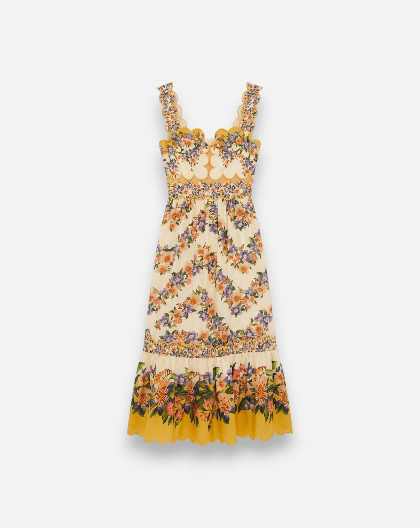 Vestido Farm Rio Hilo Stripes Sand Mini Dress 353553 26056 FARM RIO