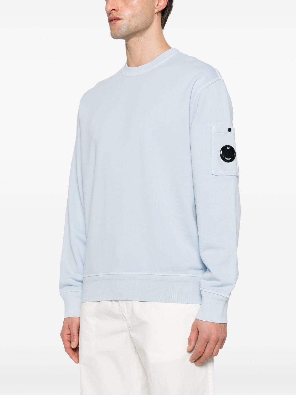 Sudadera C.P. Company Cotton Diagonal Fleece<BR/> 18CMSS098A110044R 814 C.P. COMPANY