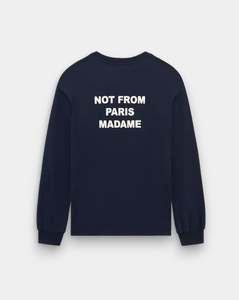 Camiseta Drole de Monsieur Le Manches Longues Slogan TS286 CO002 NY DROLE DE MONSIEUR