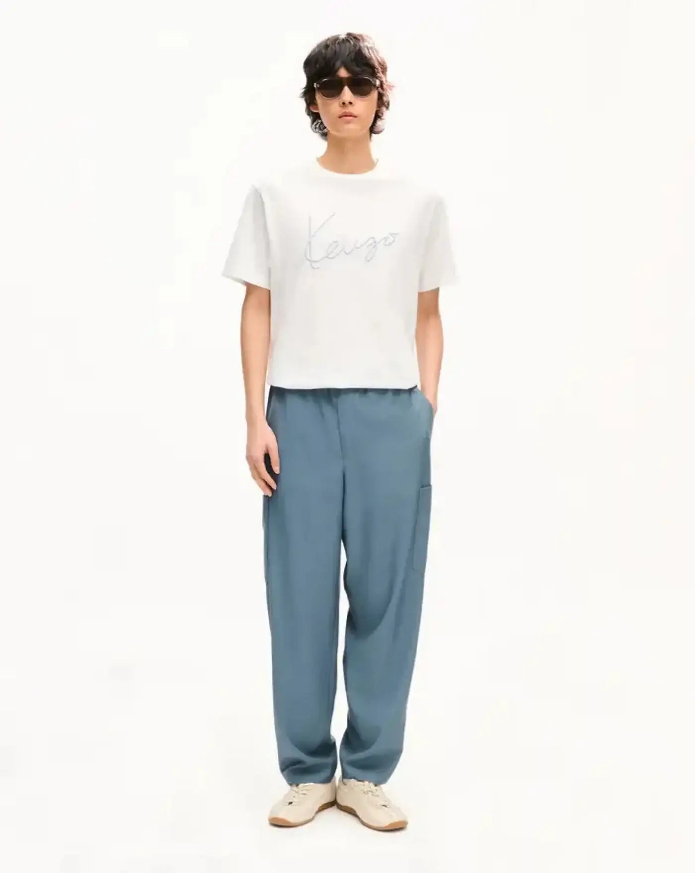 Camiseta Kenzo Signature FG65TS2864SG 02 OFF WHITE KENZO