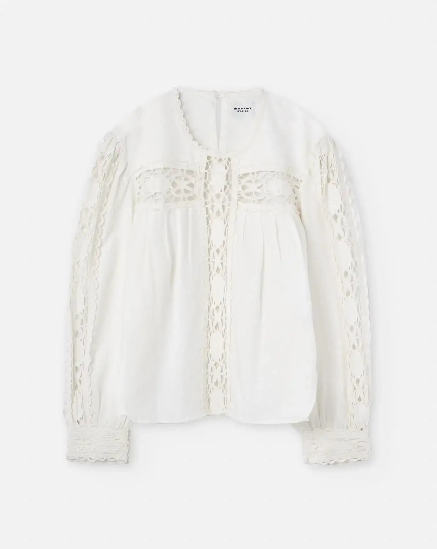 Camisa Isabel Marant Valmira HT0581FAC1J14E 20WH ISABEL MARANT