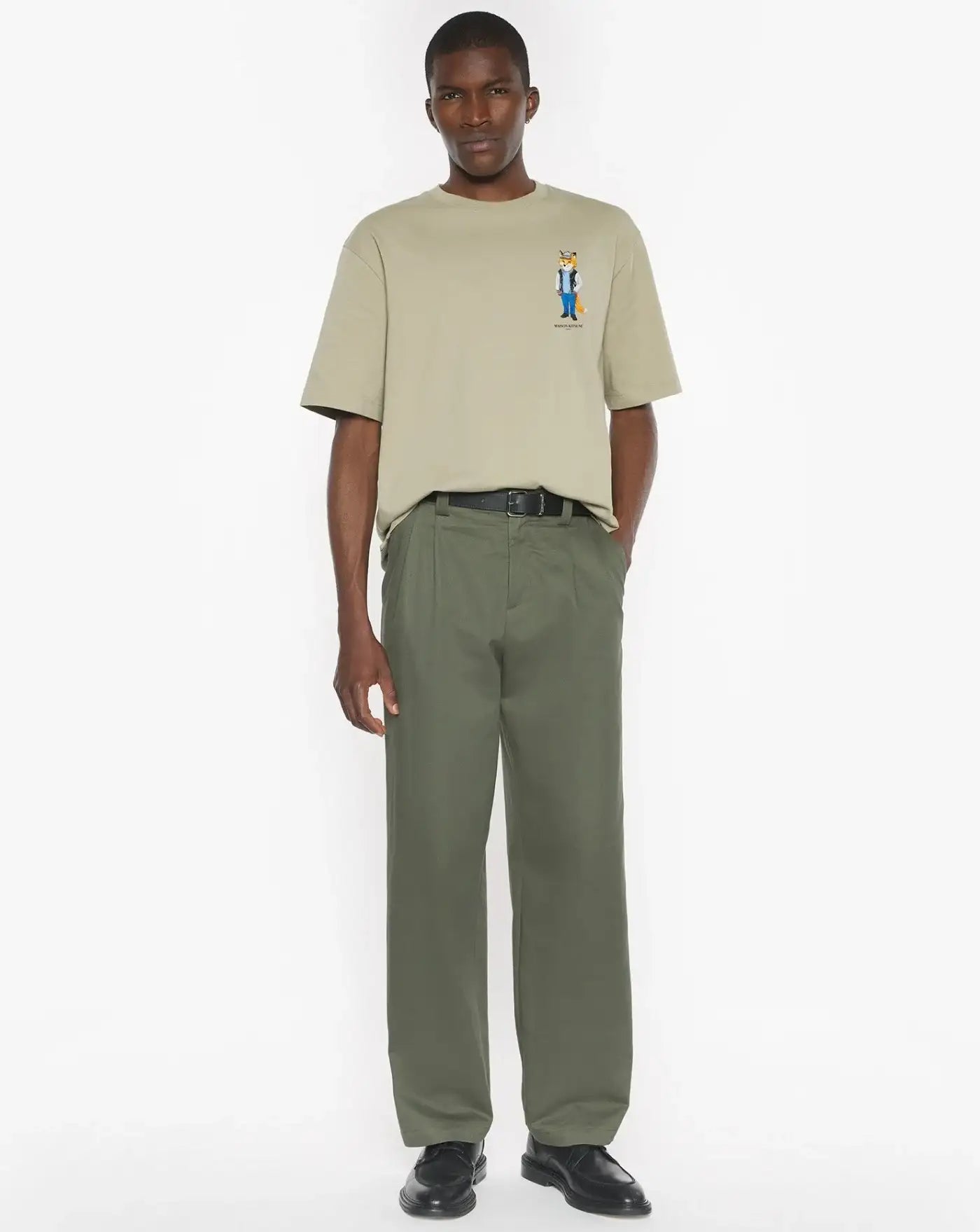 Camiseta Maison Kitsune Dressed Fox PM00120KJ0119 0302 MAISON KITSUNE