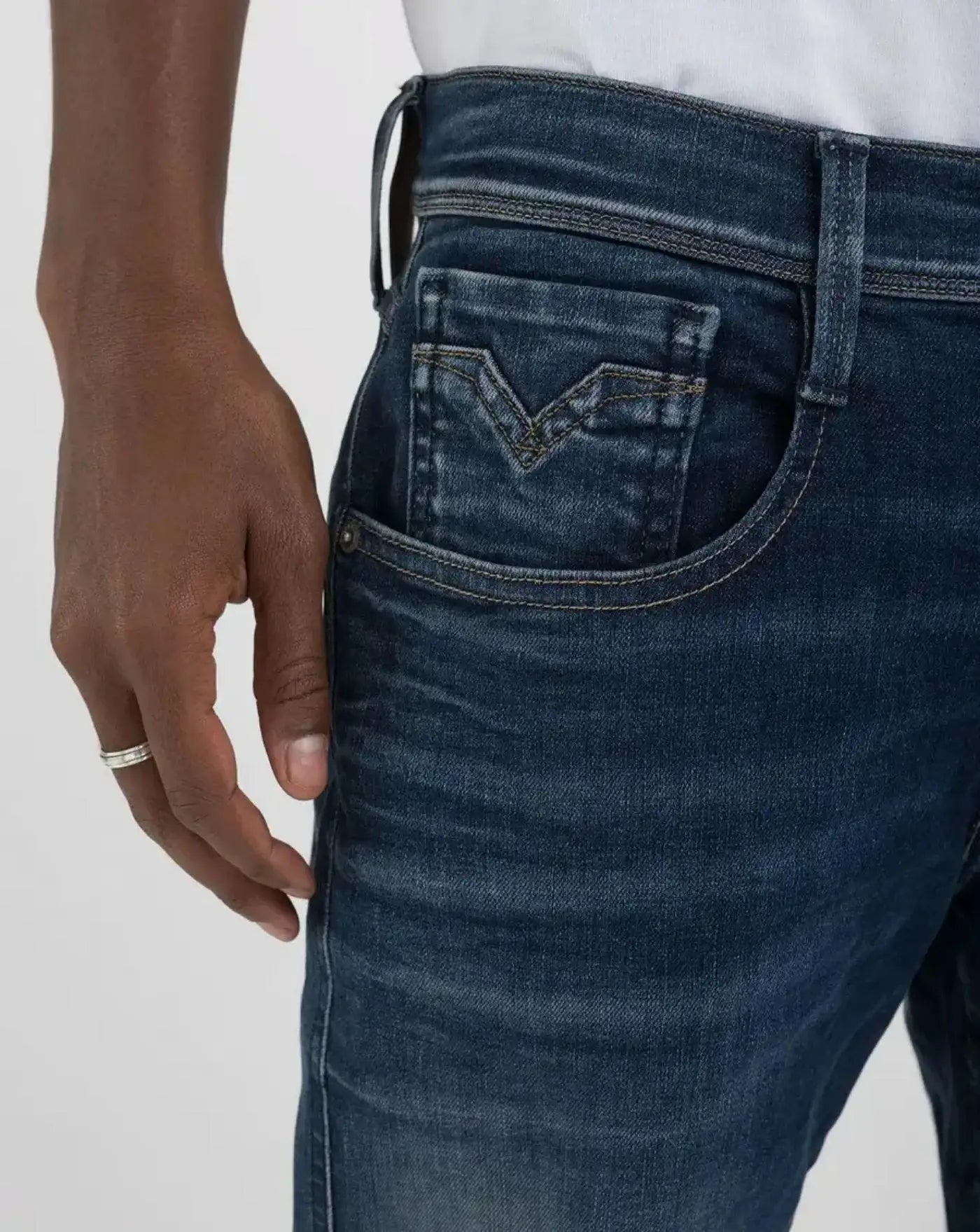 Denim Replay Anbass Hyperflex M914E032661604 007 REPLAY