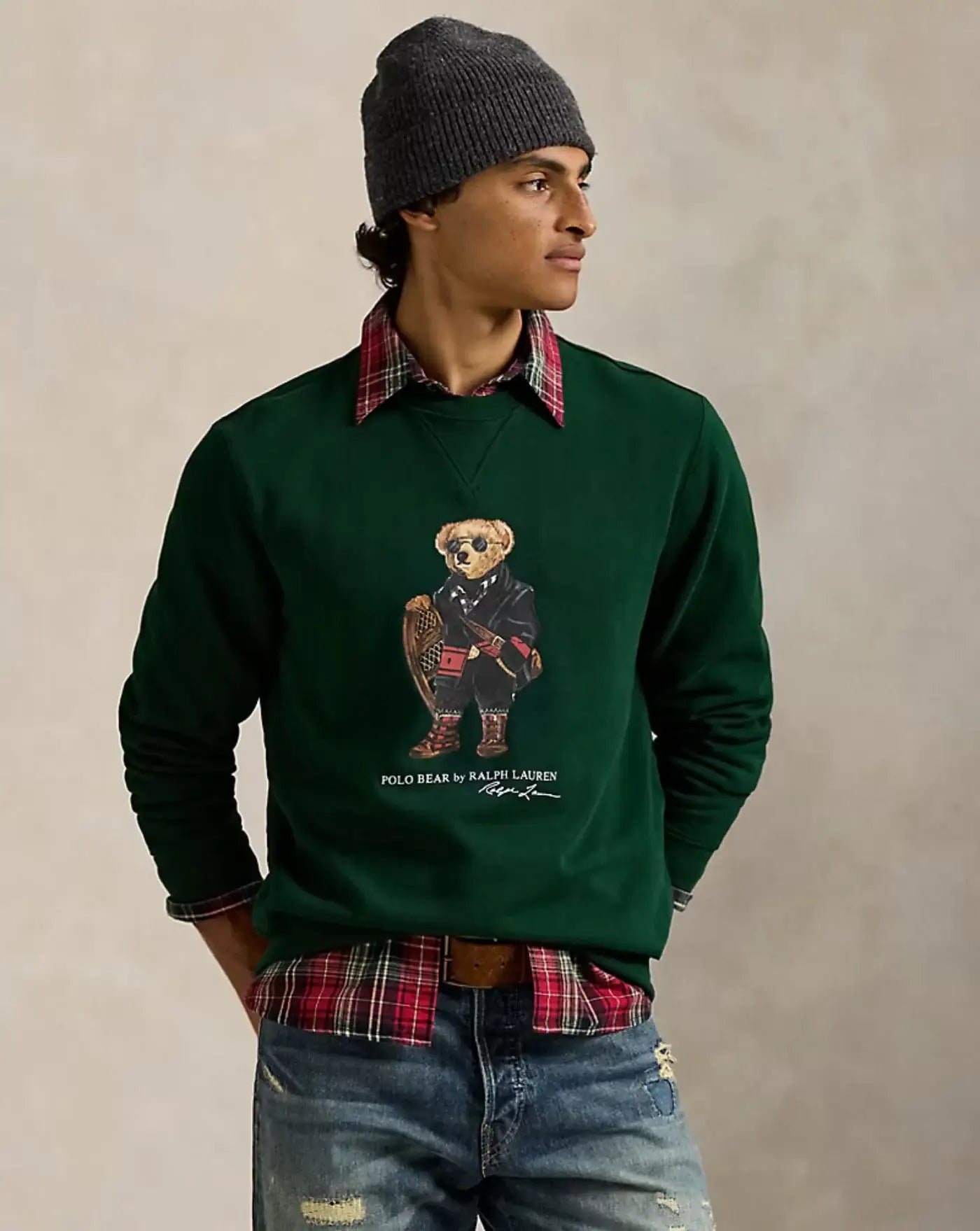 Sudadera Polo Ralph Lauren Bear 710981794001 MOSS AGATE POLO RALPH LAUREN
