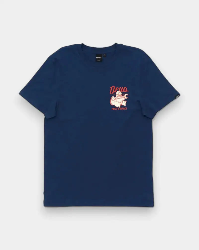 Camiseta Deus Ex Machina Overbite DMP251953C MECHANIC BLUE DEUS EX MACHINA