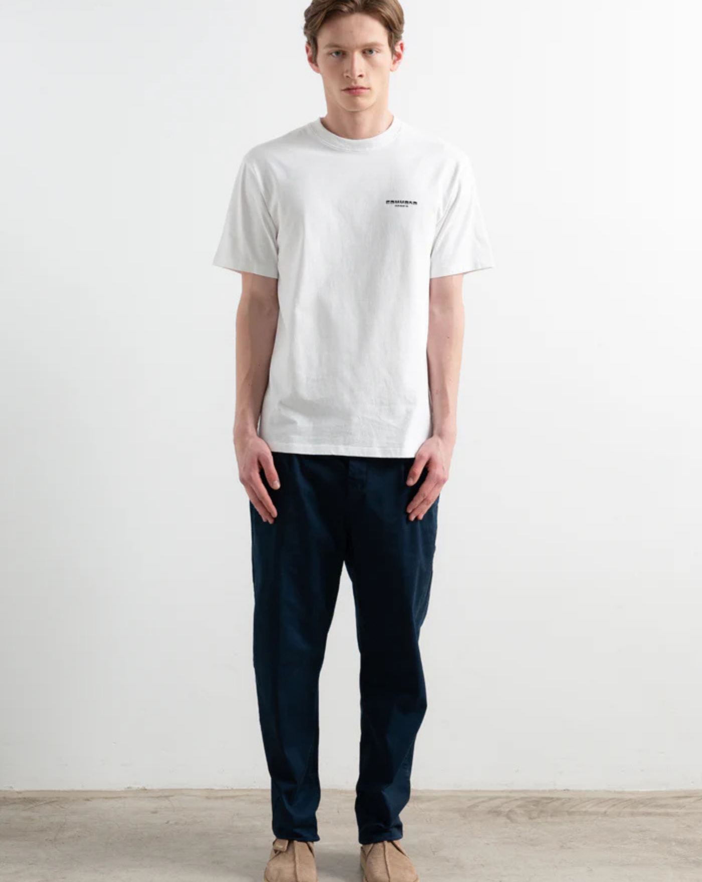 Camiseta Edmmond Melomaniac MELOMANIAC PLAIN WHITEWHITE EDMMOND