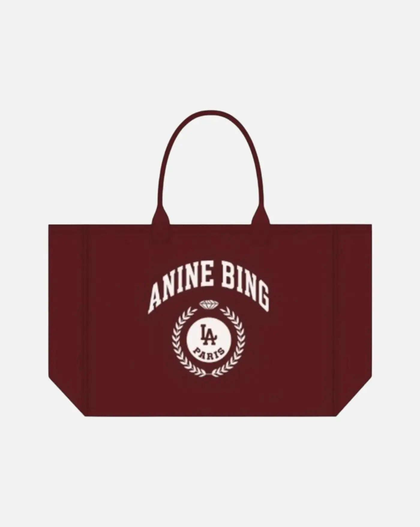 Bolso Anine Bing LEO CANVAS TOTE COLLEGIATE - FIG A1312763BGN28 FIG ANINE BING