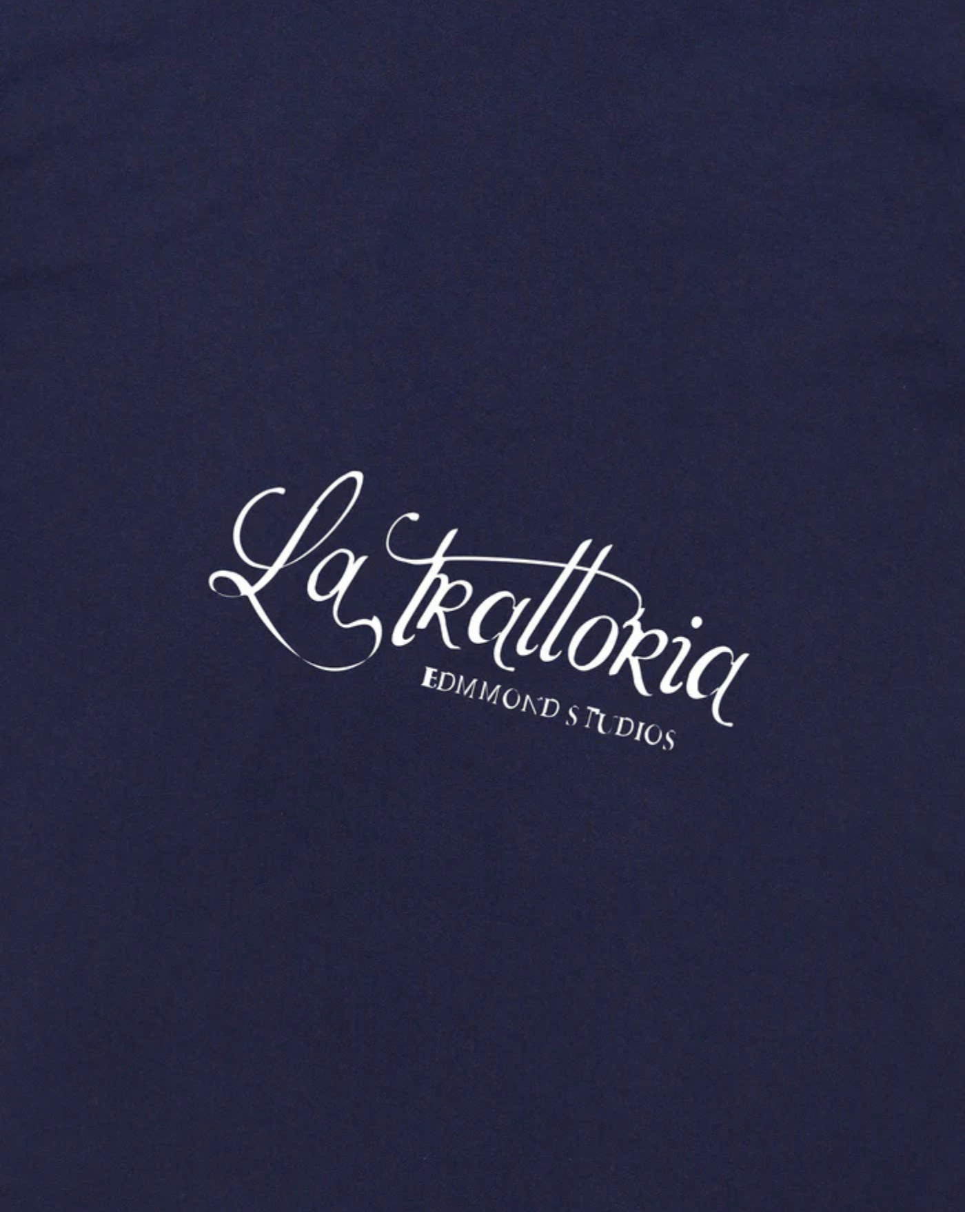 Camiseta Edmmond La Trattoria 3253015590 PLAIN NAVY EDMMOND
