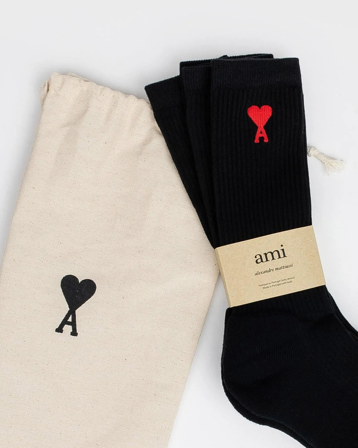 Calcetines Ami Paris Pack 3 Ami de Coeur USC003 379 001 AMI PARIS