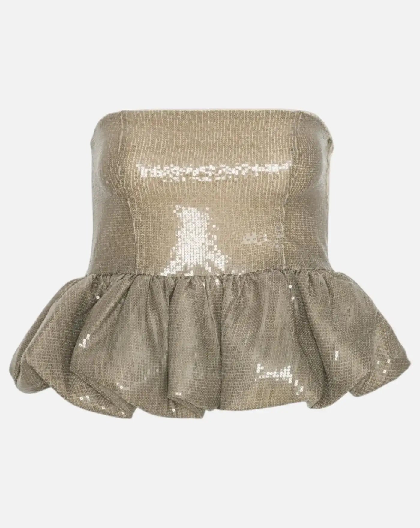 Top Rotate Sequins Bubble Top 1162871078 1078 ROTATE