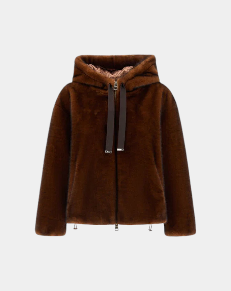 Chaqueta Herno Bomber Soft Faux Fur GI000318D12739 8800 HERNO