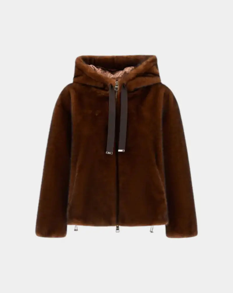 Chaqueta Herno Bomber Soft Faux Fur GI000318D12739 8800 HERNO