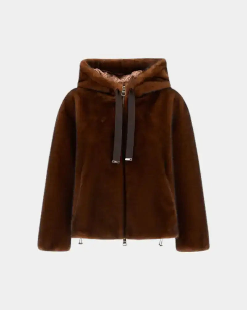 Chaqueta Herno Bomber Soft Faux Fur GI000318D12739 8800 HERNO