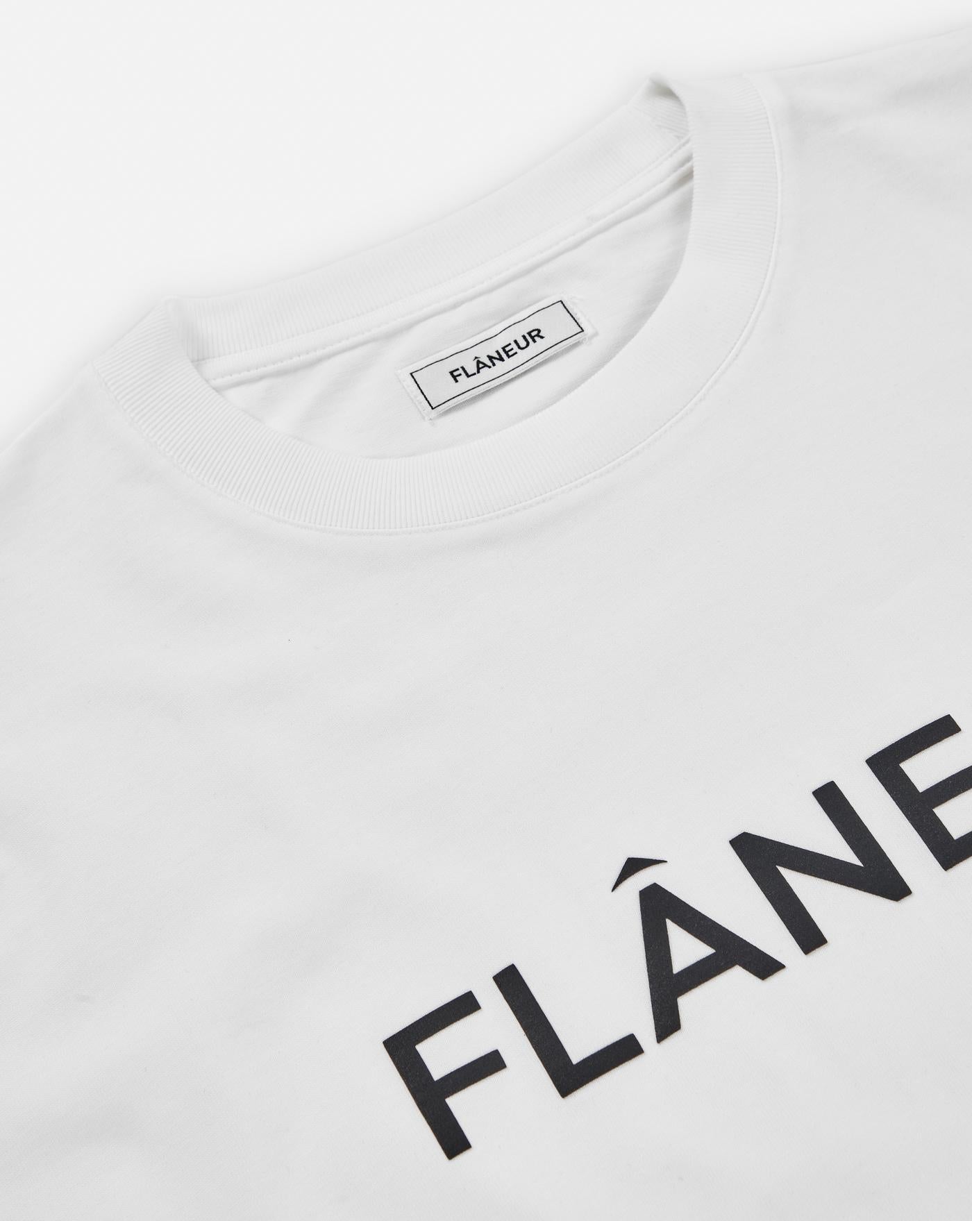 Camiseta Flâneur Printed Logo T-Shirt FTSH038 051 FLANEUR