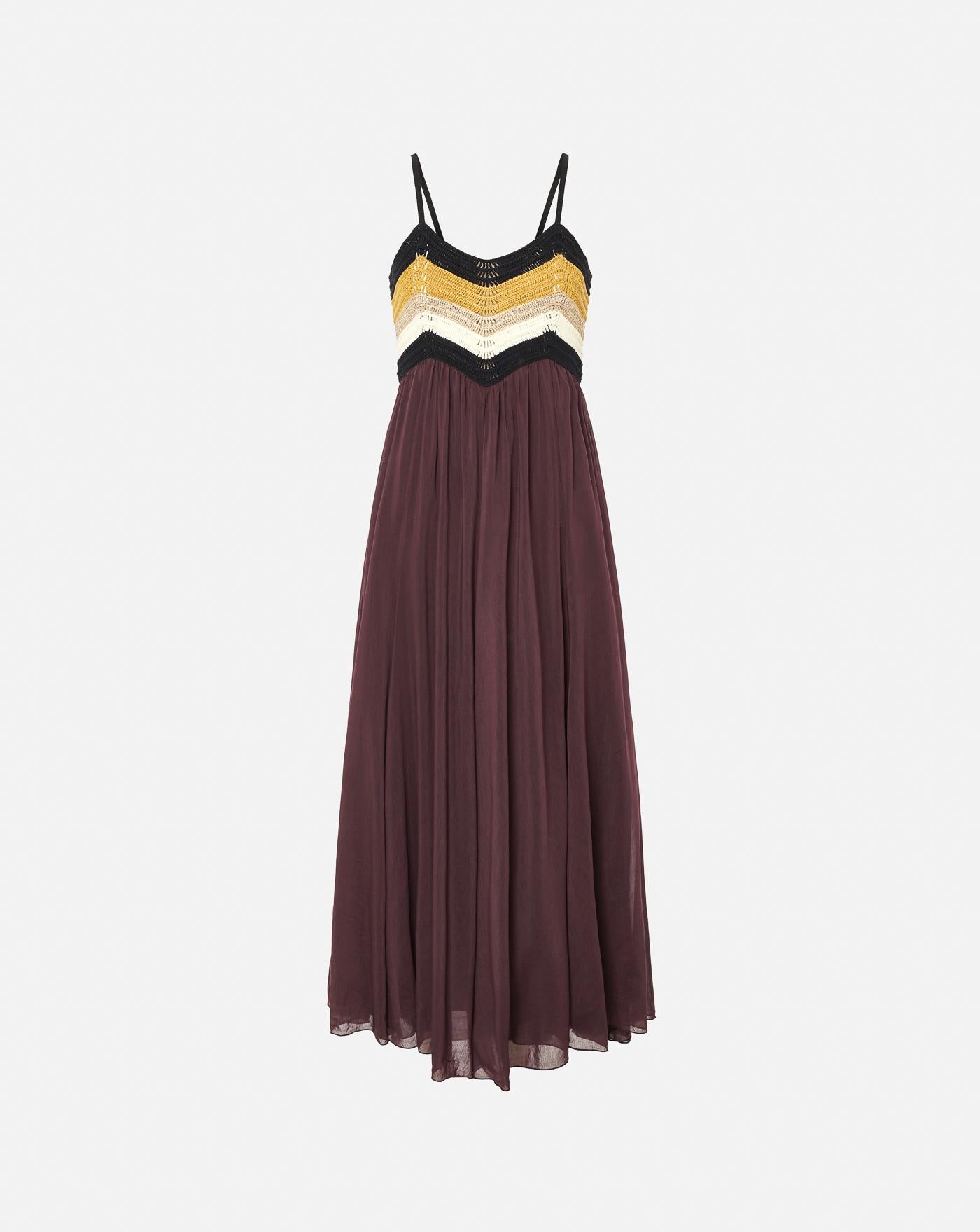 Vestido Forte Forte Chevron 13933 BAMBOO FORTE FORTE