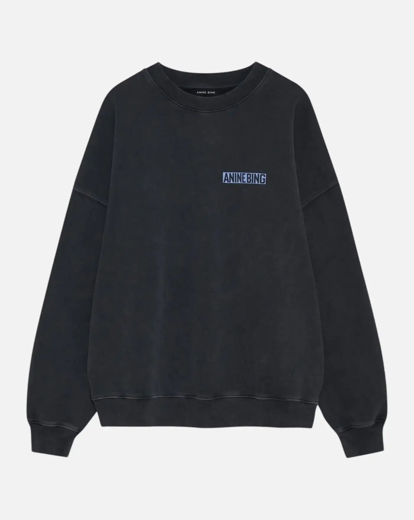 Sudadera Anine Bing MILES SWEATSHIRT PALM - WASHED BLACK A0812599WBL1 WASHED BLACK ANINE BING