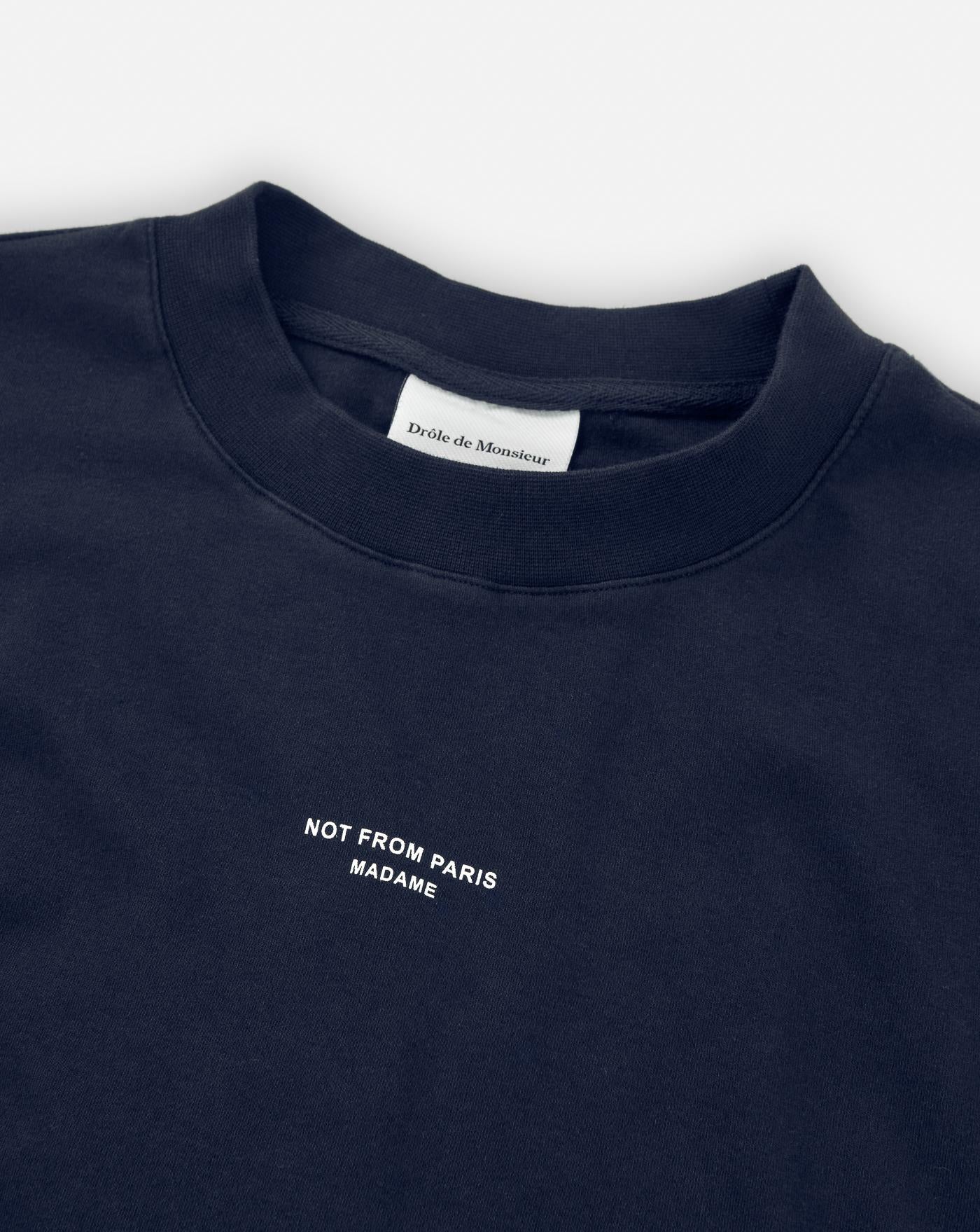 Camiseta Drole de Monsieur Le T-Shirt Slogan Classique TS202 CO002 NY DROLE DE MONSIEUR