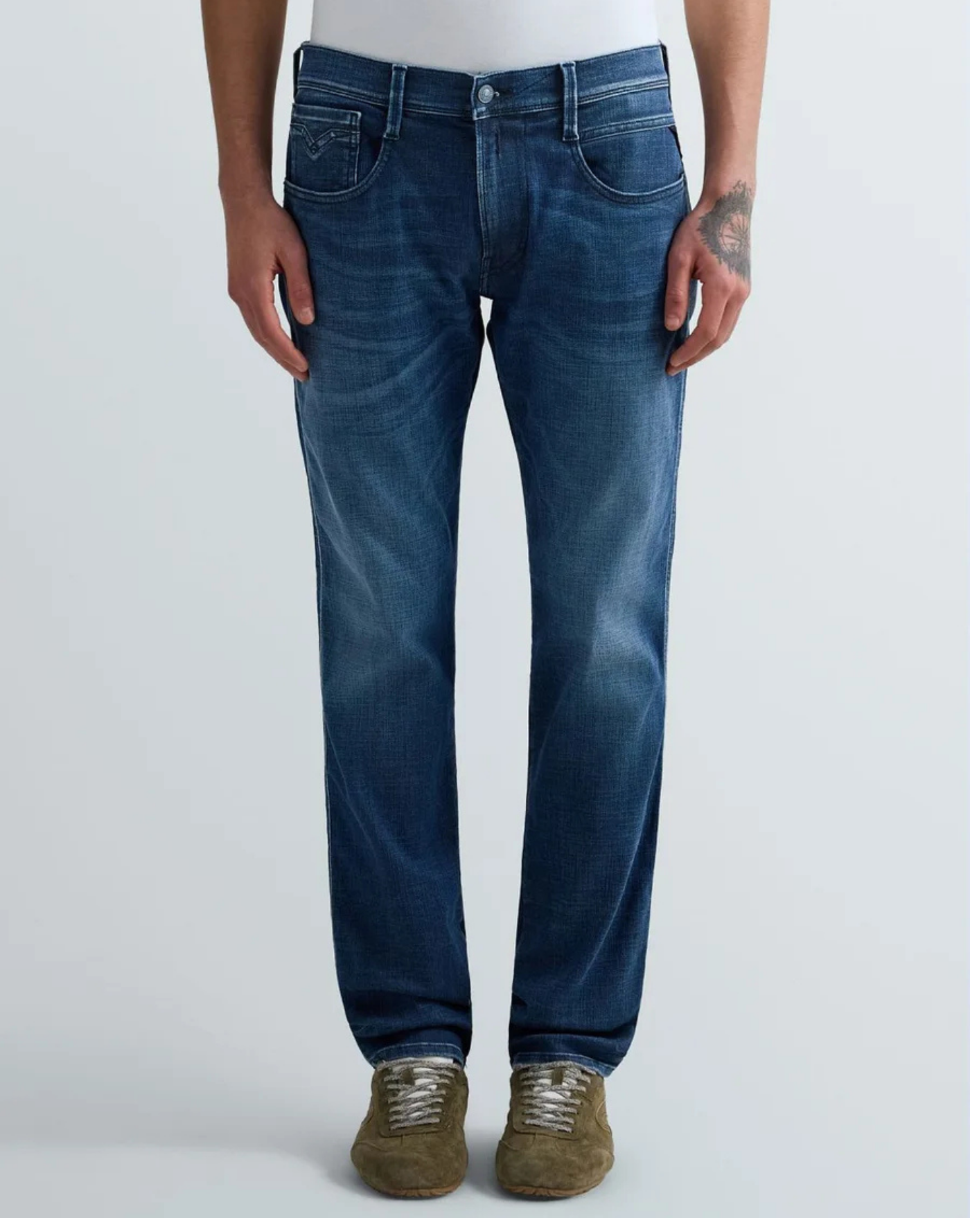 Denim Replay Anbass Hyperflex M914Y0032661124 009 REPLAY