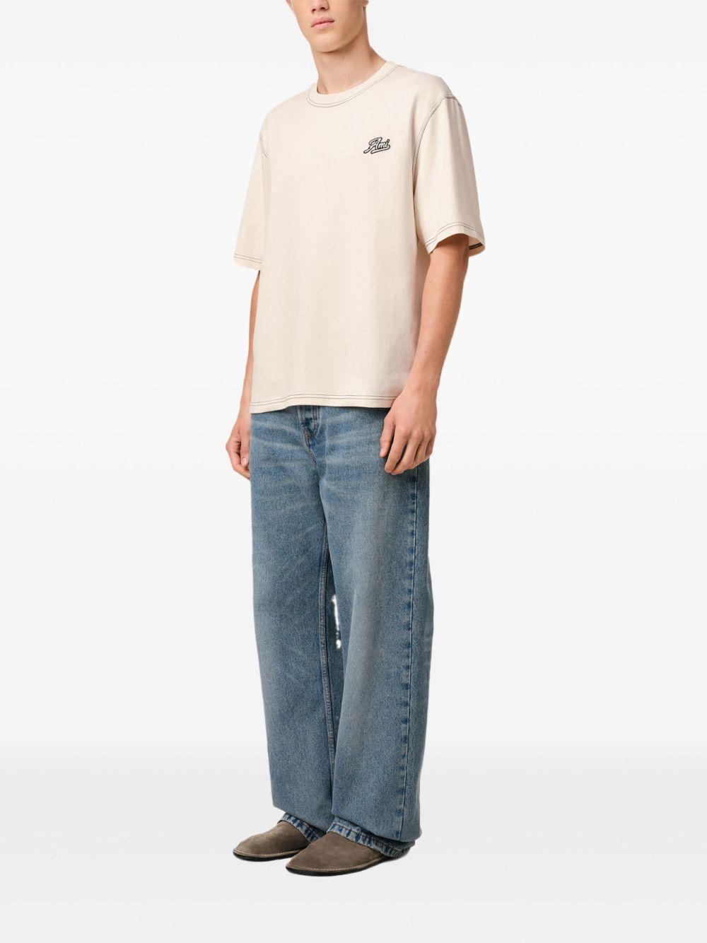 Camiseta Ami Paris Logo HTS029JE0118 136 AMI PARIS