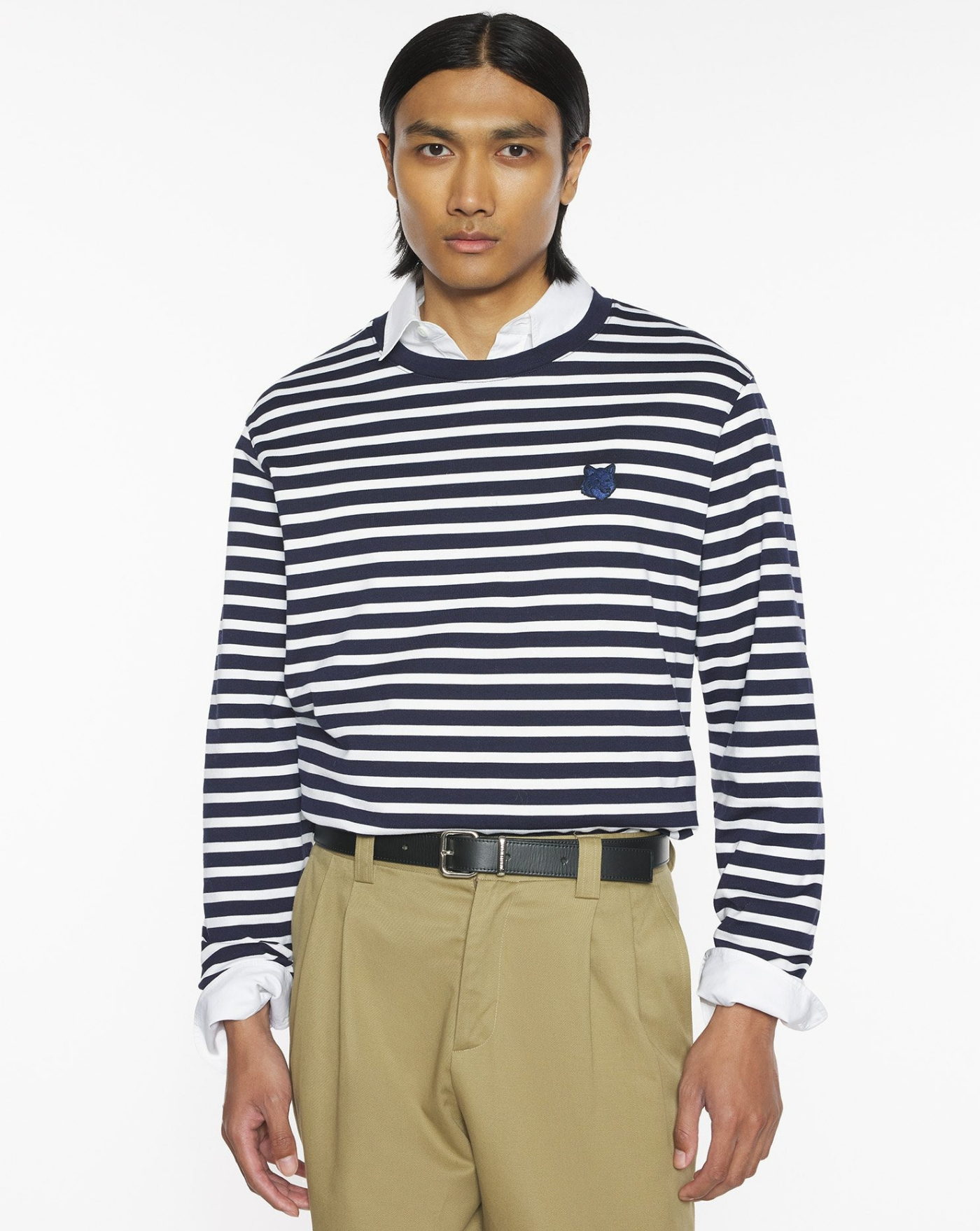 Camiseta Maison Kitsune Fox Head PM00122KJ0044 B481 MAISON KITSUNE