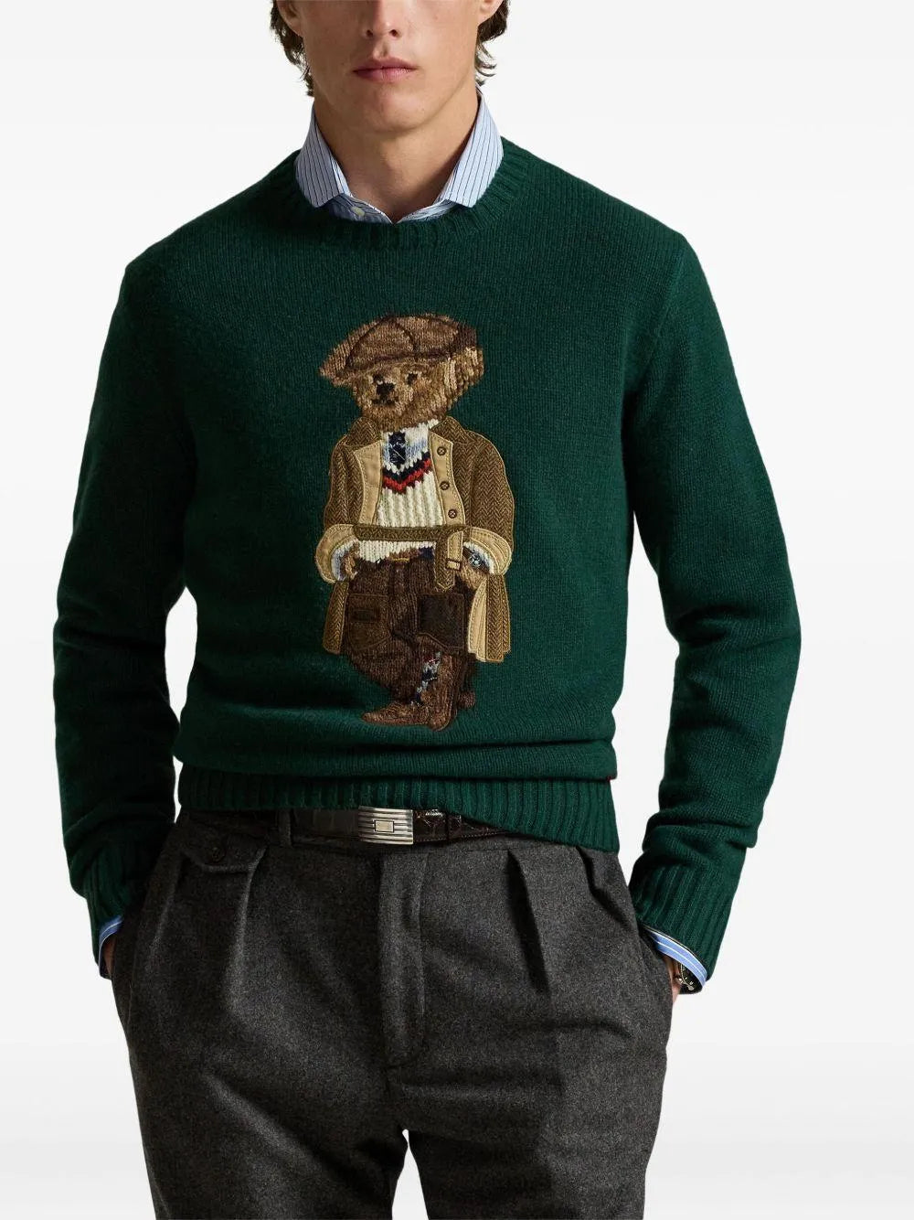 Jersey Polo Ralph Lauren Bear 710978308001 VNTG PINE POLO RALPH LAUREN