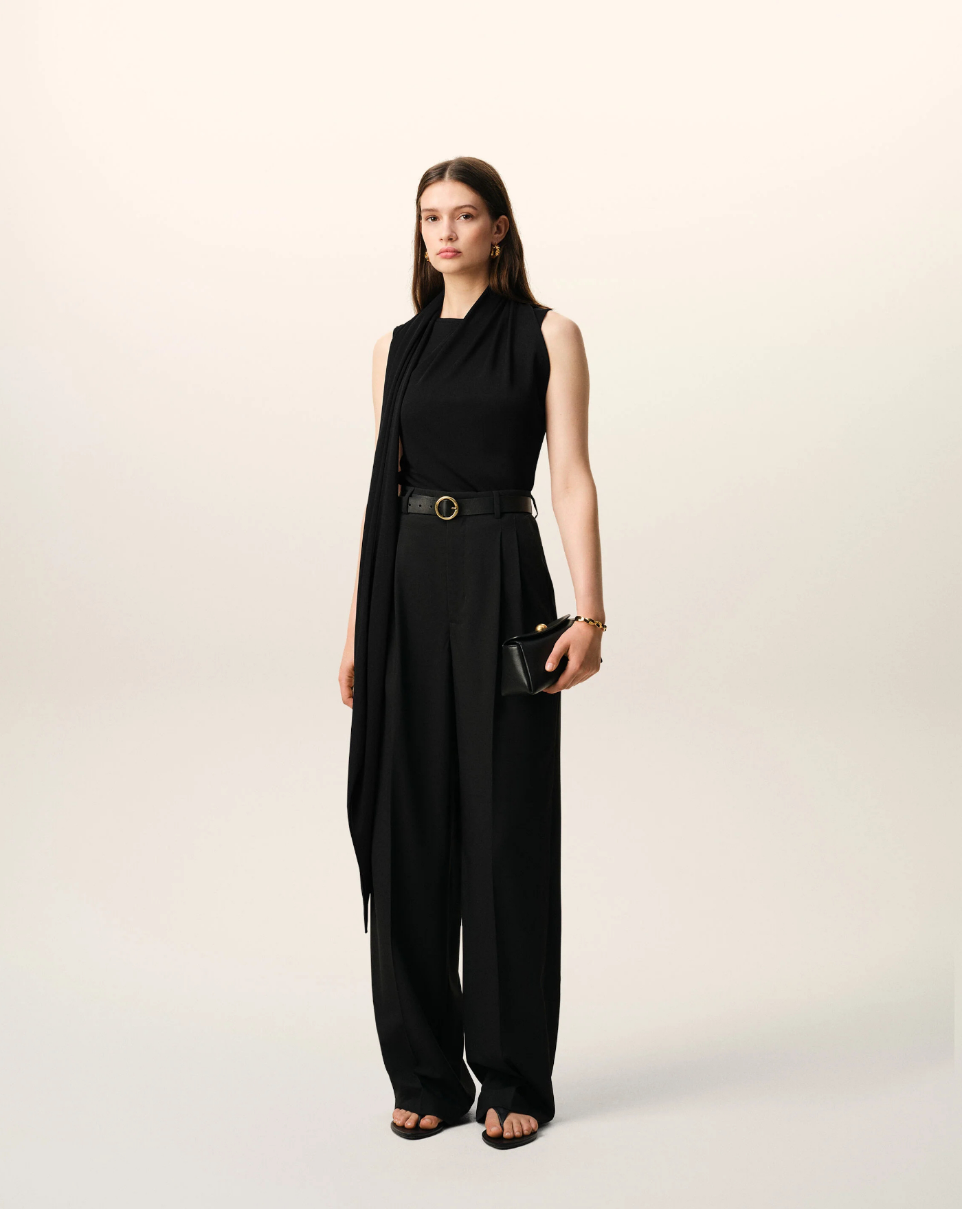 Top Ami Paris Sleeveless Lavalliere FTP827JE0223 001 AMI PARIS