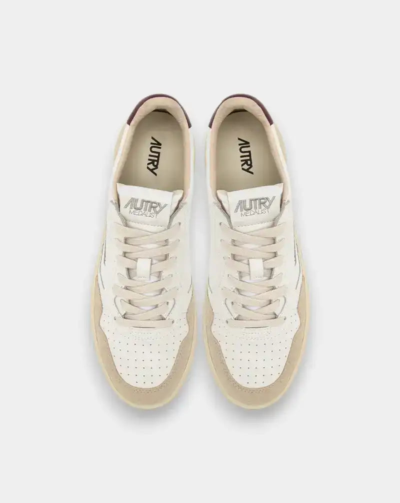 Zapatillas Autry Aulw LS03 AULW LS03 WHT/BURGUND AUTRY