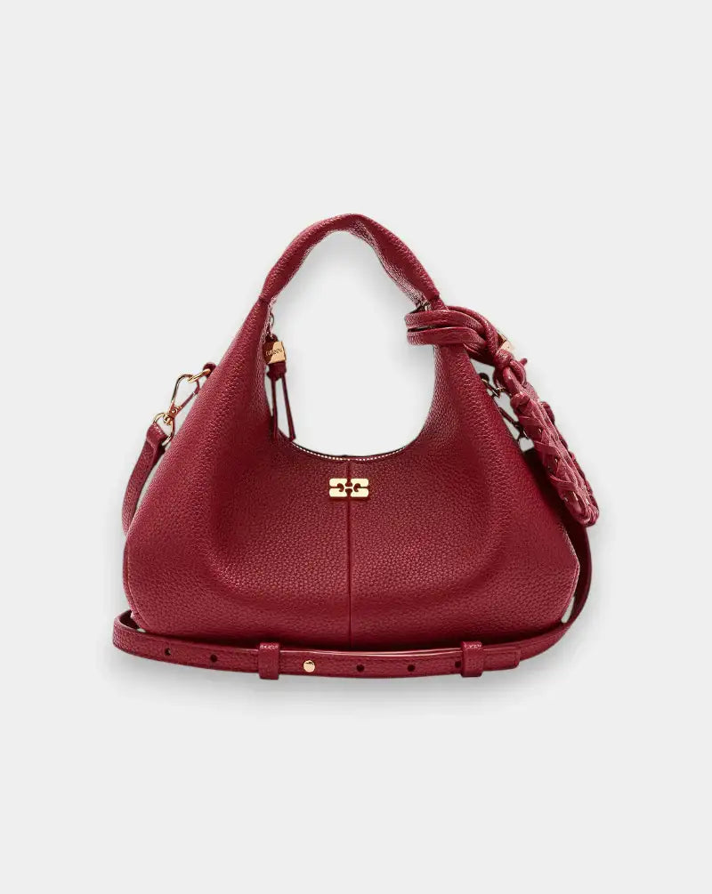 Bolso Ganni Hobo Mini Grained B2070141 09F GANNI