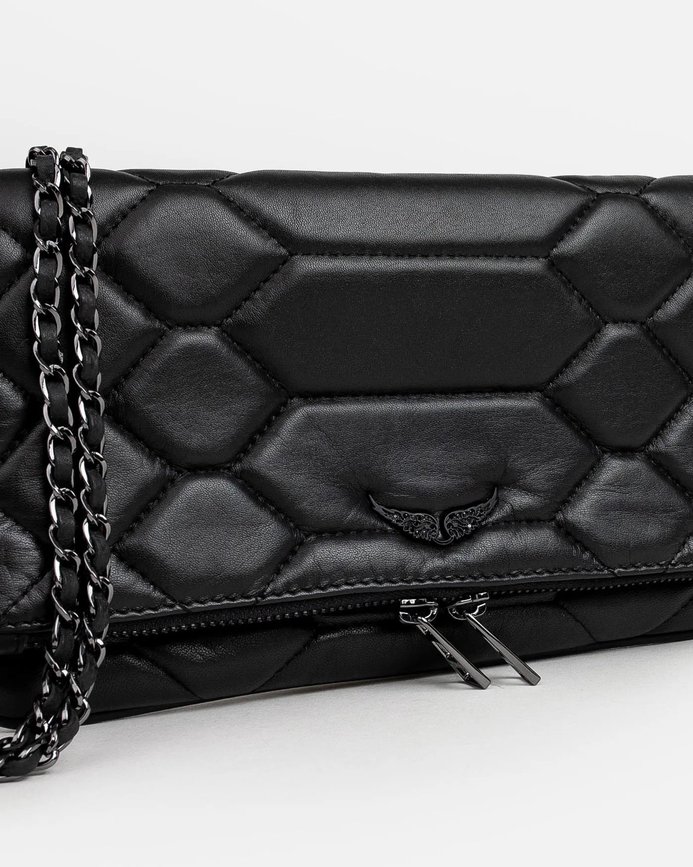 Bolso Zadig & Voltaire Rock XL Mat Scale LWBA02581 NOIR 001 ZADIG & VOLTAIRE