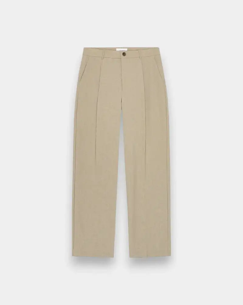 Pantalon Les Deux Reece Pleated Mini Check Pants 1001321 810 LES DEUX
