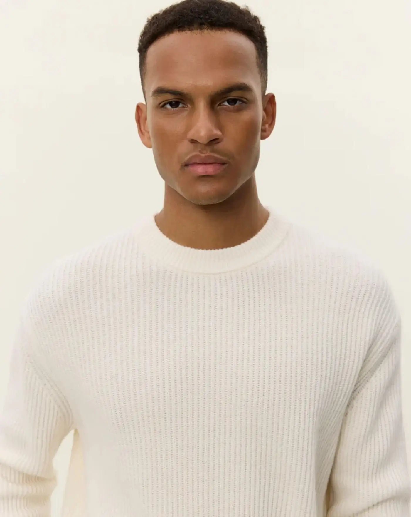 Jersey Les Deux Eddie Wool Rib Crewneck Knit 1000471 215 LES DEUX
