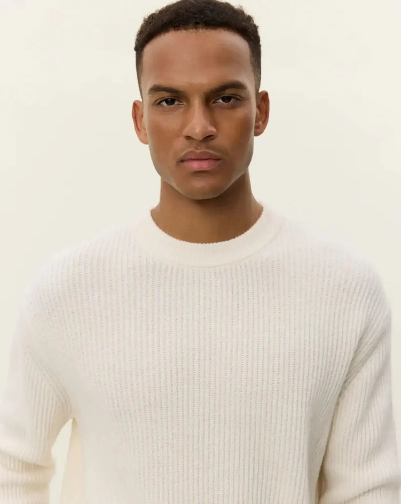 Jersey Les Deux Eddie Wool Rib Crewneck Knit 1000471 215 LES DEUX