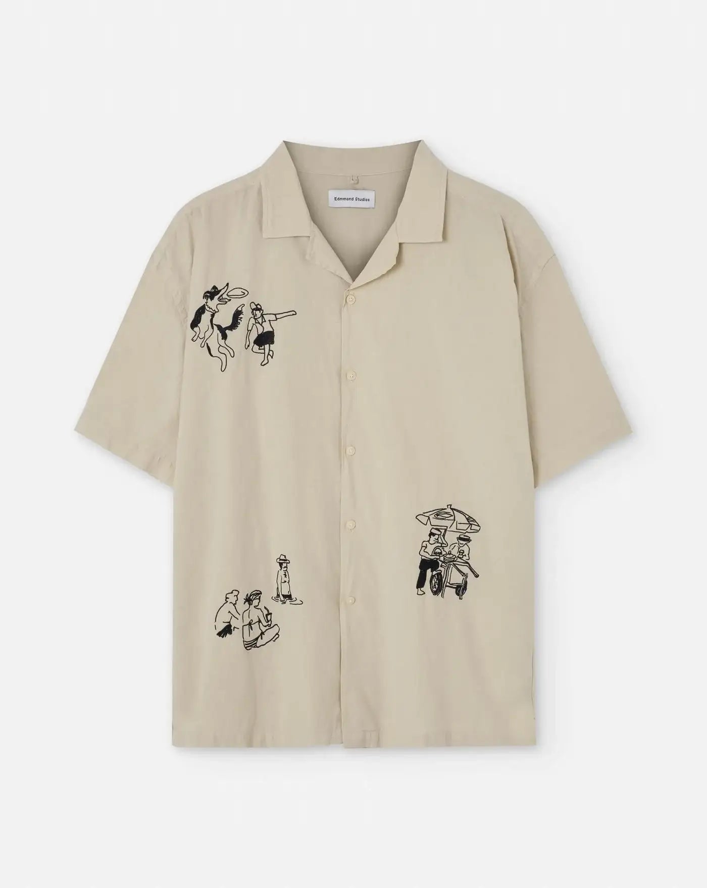 Camisa Edmmond Sunny Day 1251021050 PLAIN BEIGE EDMMOND