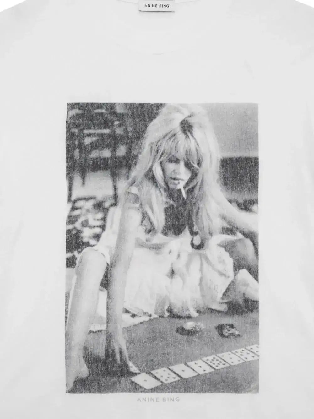 Camiseta Anine Bing Lili x Brigitte Bardot A0810565IVY1 IVORY ANINE BING