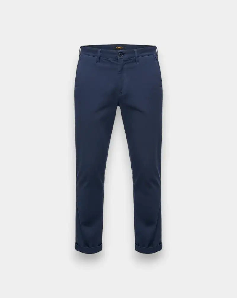 Pantalon 40 Weft David DAVID 2372 W1715 BLU INDIGO BLUE 40 WEFT