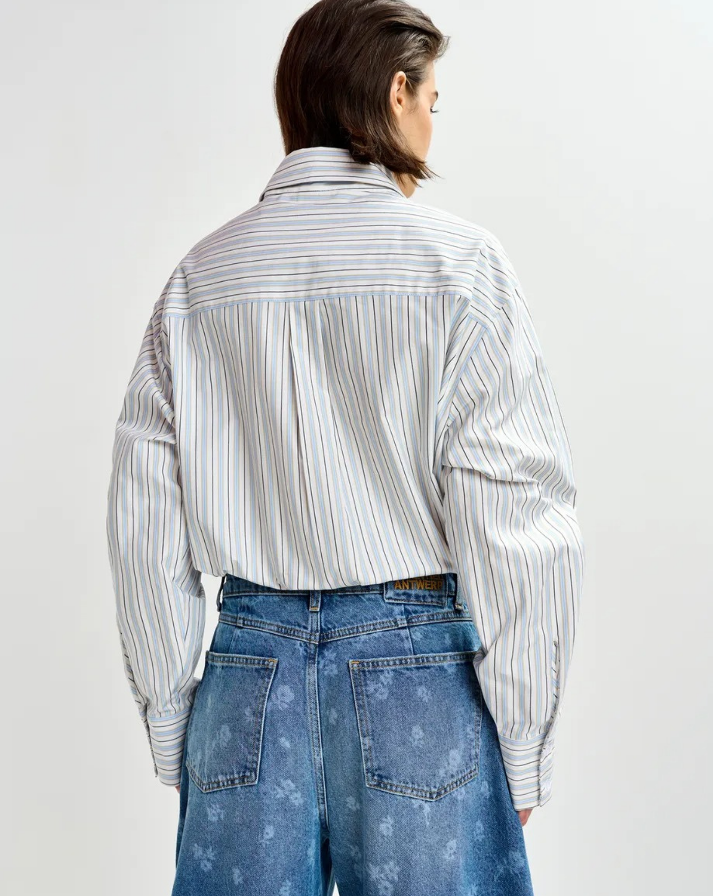 Camisa Essentiel Antwerp Jomato Pointy Collar Shirt JOMATO J1NBNILE BLUE ESSENTIEL ANTWERP