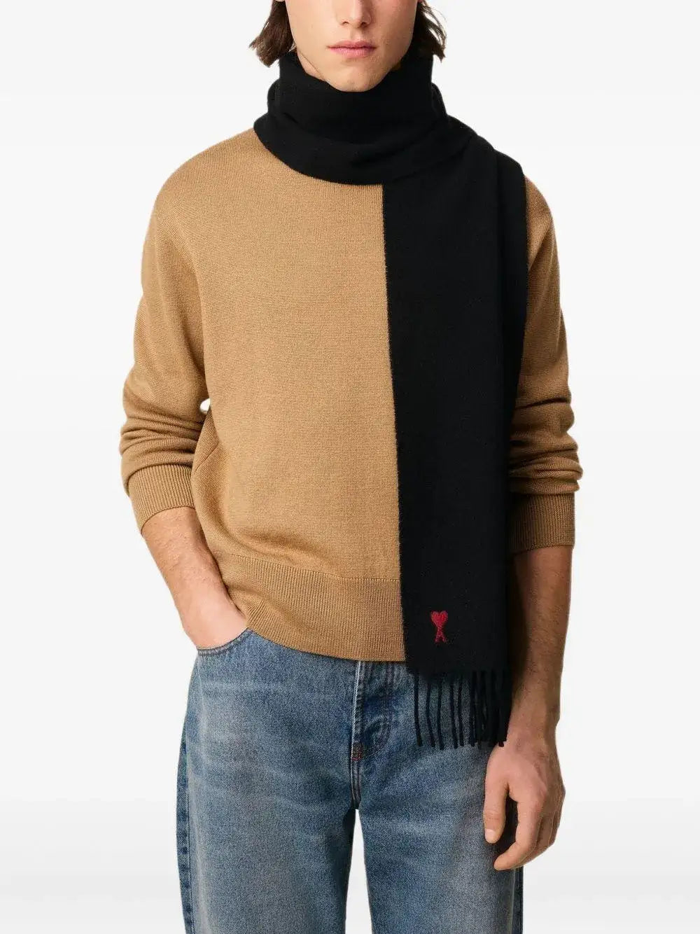 Bufanda Ami Paris Adc BFUSF405334 001 AMI PARIS