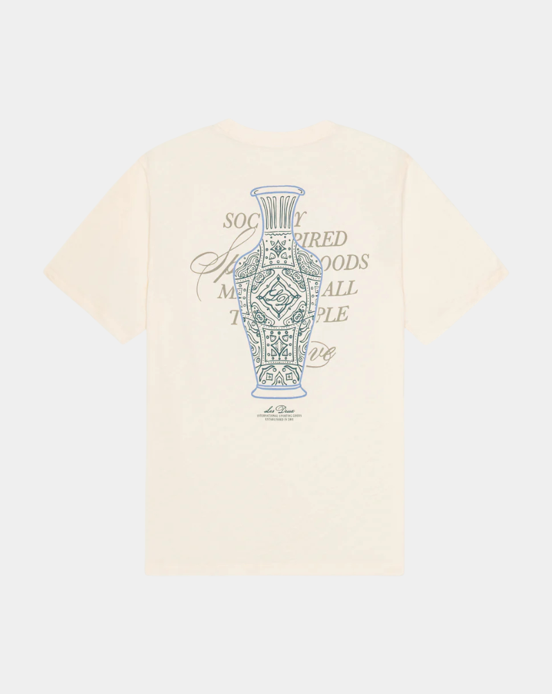 Camiseta Les Deux Ben Faience T-shirt 1001576 211EGGNOG WHITE LES DEUX