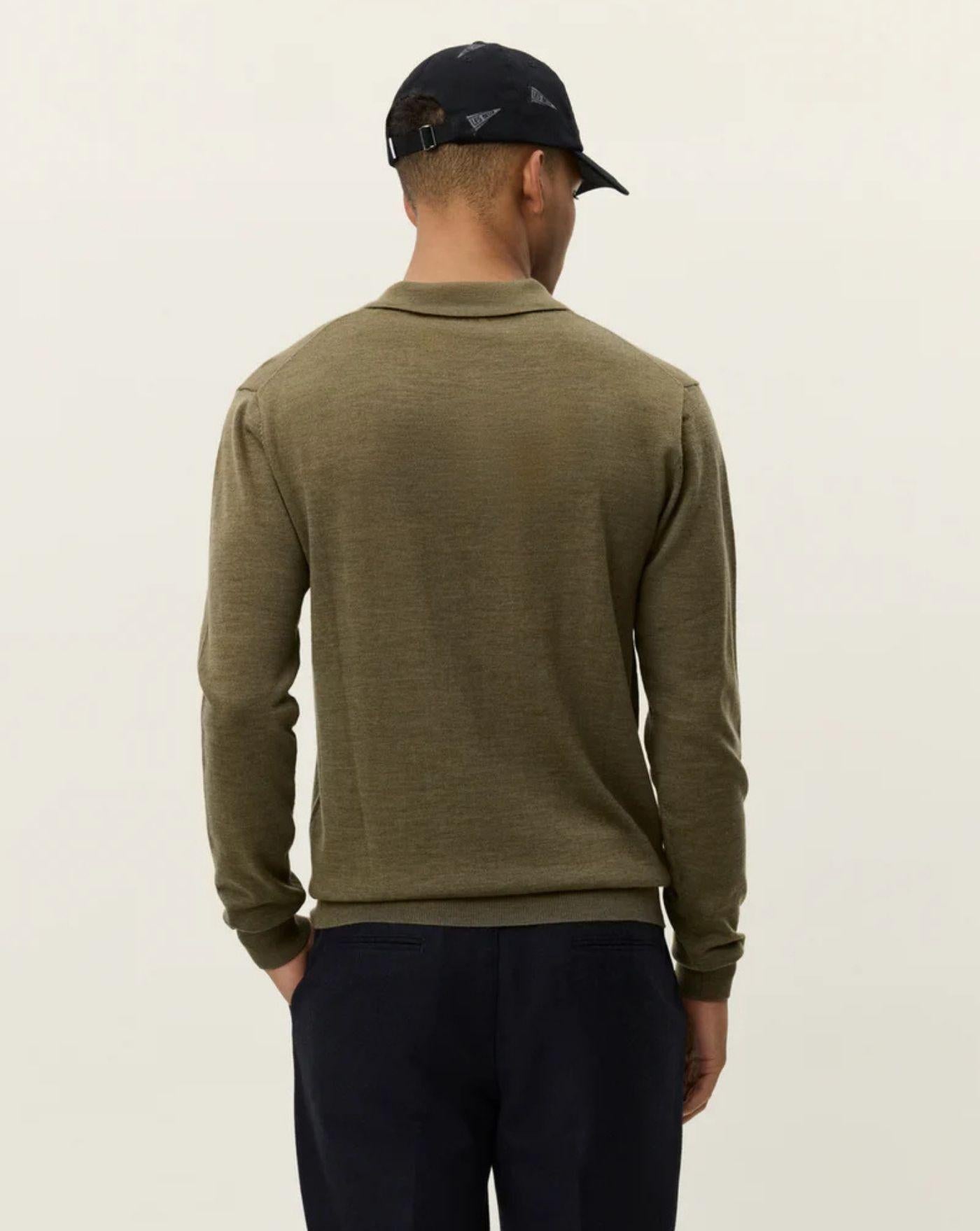 Jersey Les Deux Greyson Merino Polo Knit 1000407 537 LES DEUX